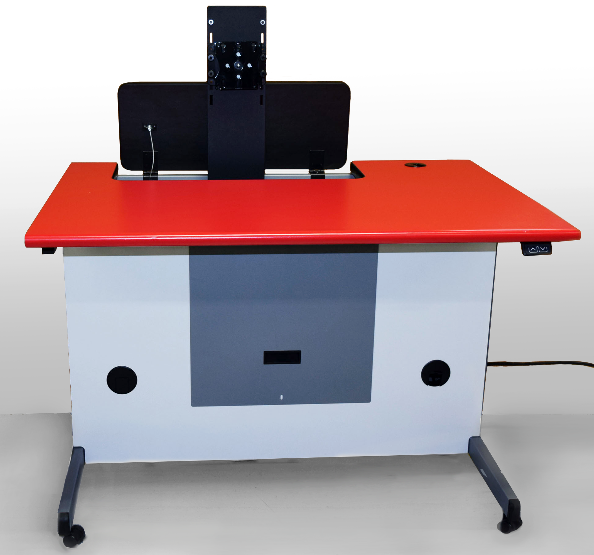 Single Monitor Motorized Desk by Line of Sight - ChairTech
